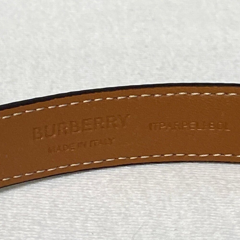 SOLD OUT NWT Burberry Medium Check Dog Collar in Archive Beige/Briar Brown - Picture 2 of 9